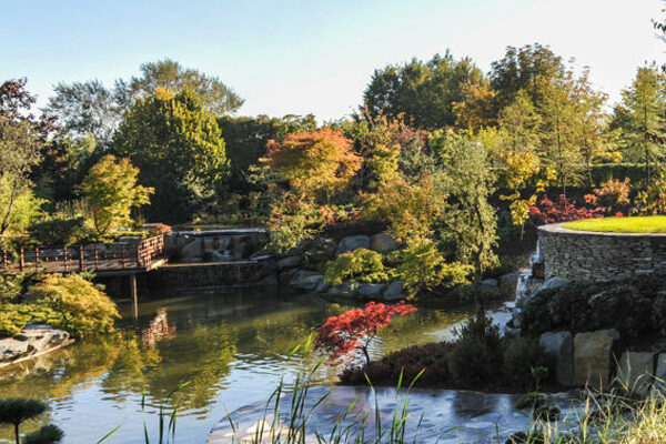 Le jardin est la pièce maîtresse de l’hôtel Koru au Brabant Wallon
